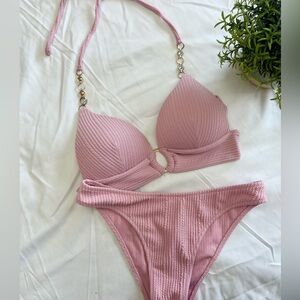 🌵4/$20 Push-up pink bikini set